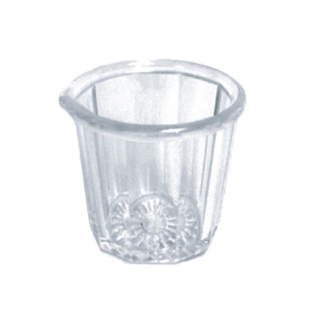 Thunder Group PLSP002D Syrup Cup 2 Oz. Capacity Fluted