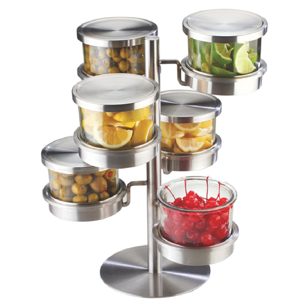 Cal Mil 1858-4-55 Mixology Jar Display Set 14"W X 11"D X 11-1/4"H 6-tier