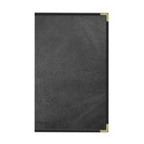 Risch SEVDX-6V 8.5X14 Seville Deluxe Hardback Antibacterial/antimicrobial Faux-leather Menu Cover (specify Color)