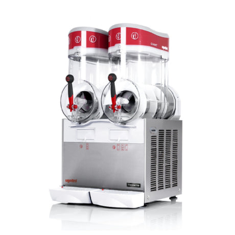Omcan USA 49080 - (49080) Ugolini® Giant Granita Dispensing Machine, (2) 3.9 Gallon (15 Liter) Polycarbonate Food Grade Bowls