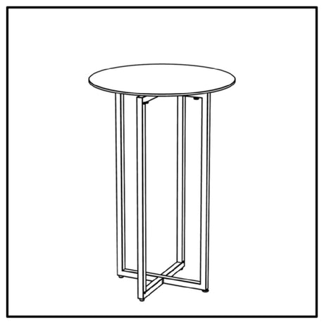 Bauscher Hepp VE-24021 - Venta® Foldable Table, Base Made In Steel With Powder-coating