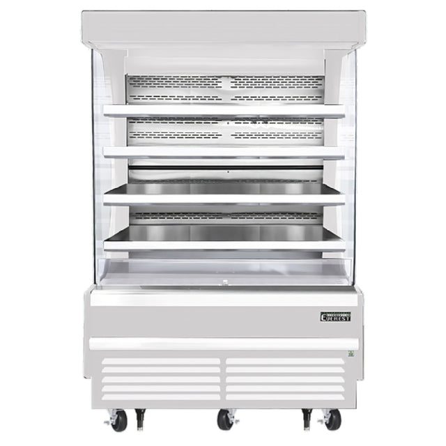 Everest Refrigeration EOMV-72-B-28-S Vertical Open Display Merchandiser 73-1/4"W X 28-3/8"D X 60-1/8"H