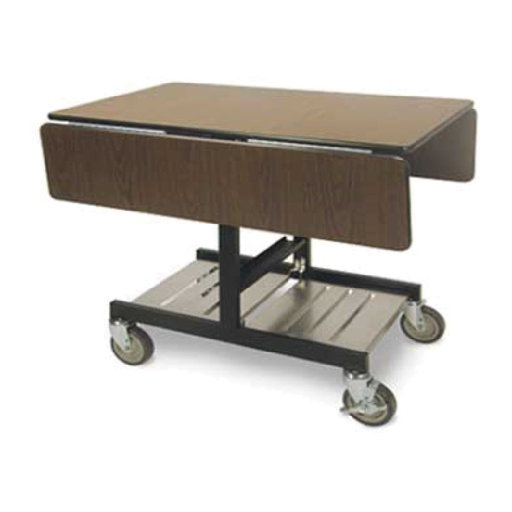 Geneva 74425S Classic Series Room Service Table Rectangle Bi-fold
