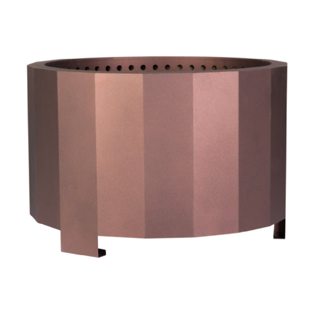 Flash Furniture BLN-HY-B-2201FP-03PC-BRZ-GG Titus Fire Pit 27" Dia. Natural Wood