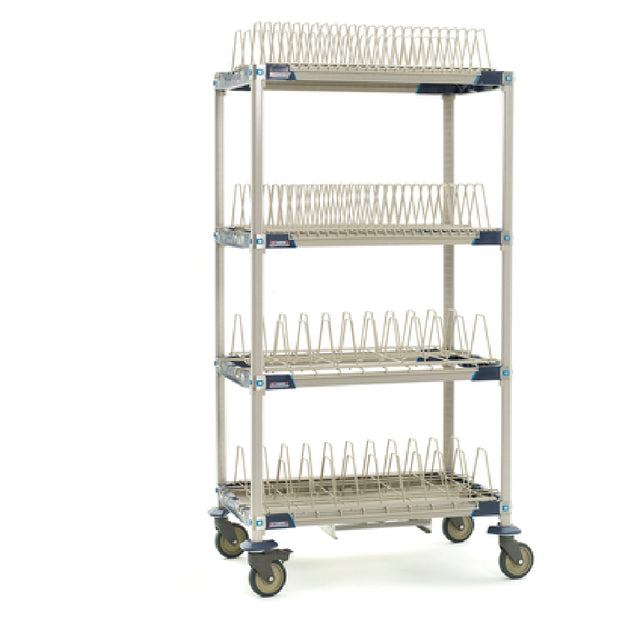 Metro PR36VX4-XDR MetroMax® I Mobile Drying Rack Unit With Drip Tray 36"W X 24"D X 68"H