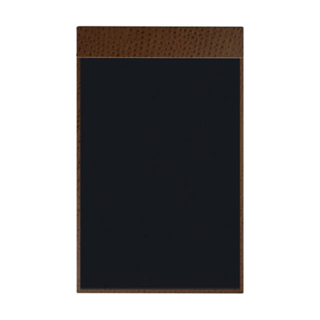 Risch MMB-CH 8.5X14 Chesterfield Hardback Ostrich Texture Faux-leather Magnetic Menu Board (specify Color)