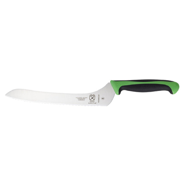 Mercer Culinary M23890GR Millennia Colors® Bread Knife 9" Offset