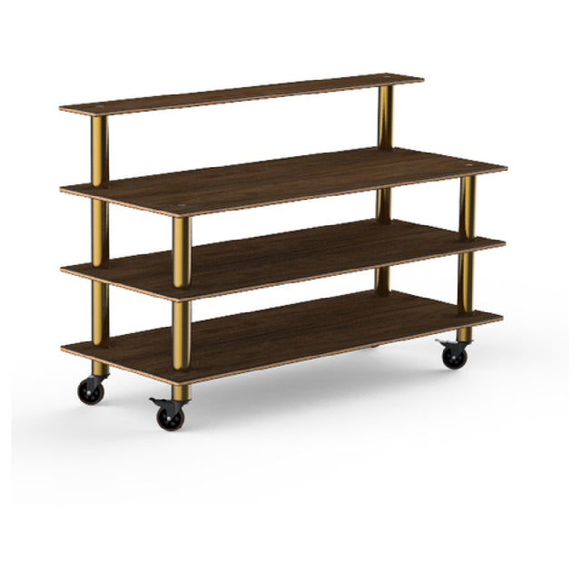 Steelite MGCMLB13WBXW Mogogo Buffet Solutions Modular Classic Plus 3-tier 71" X 29-1/2" X 47"H