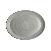 Steelite 6219RT024 Oval Plate 8.0" X 6.0" X 0.75" Carnaby