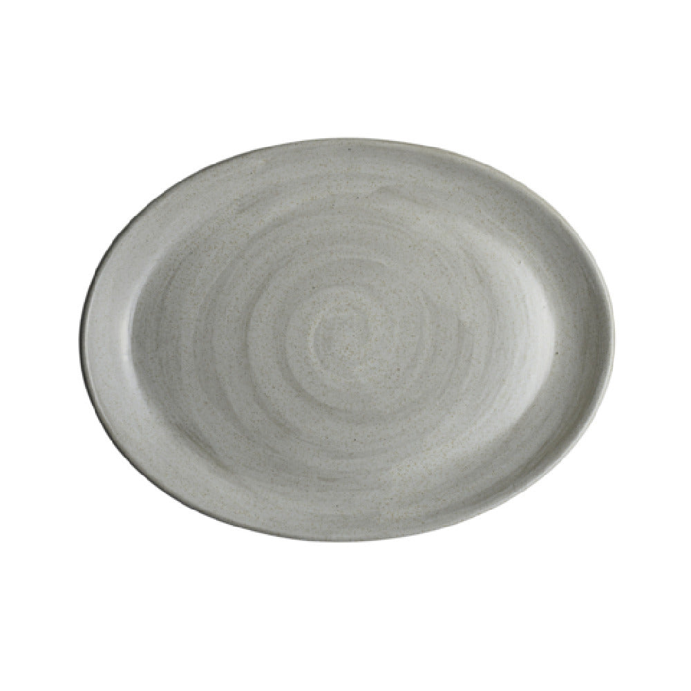 Steelite 6219RT024 Oval Plate 8.0" X 6.0" X 0.75" Carnaby