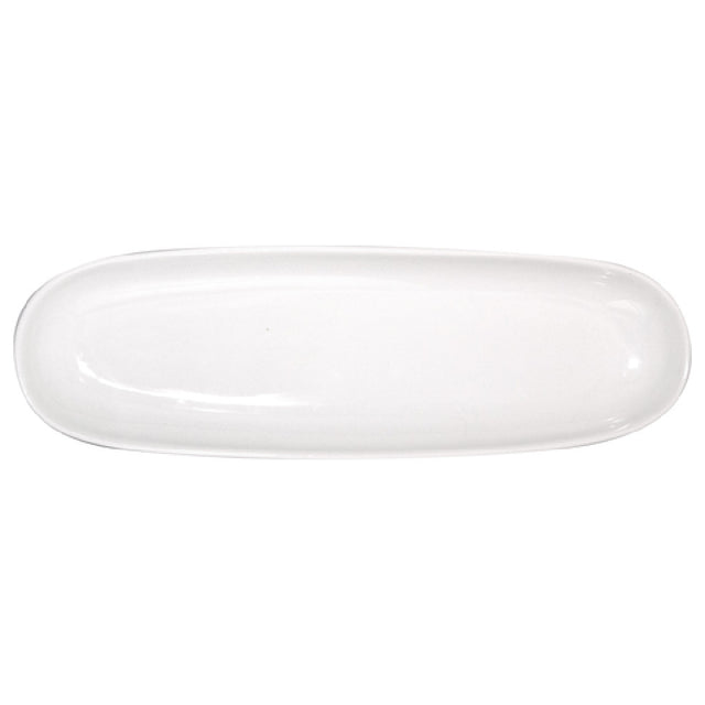 International Tableware FA-430 Canoe Platter 13-3/4" X 4-1/4" X 1-1/4"H Oval