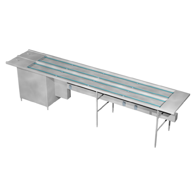 Caddy XL-2 Express Line Tray Make-Up Conveyor 42-1/2" High Custom Length Per Spec