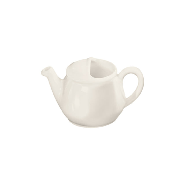 Steelite DCI182W English Teapot 16 Oz. 6"L X 4"W X 3-3/4"H