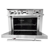Connerton Cooking CN36-4-12G_NAT Restaurant Range Gas 36"W X 33.9"D