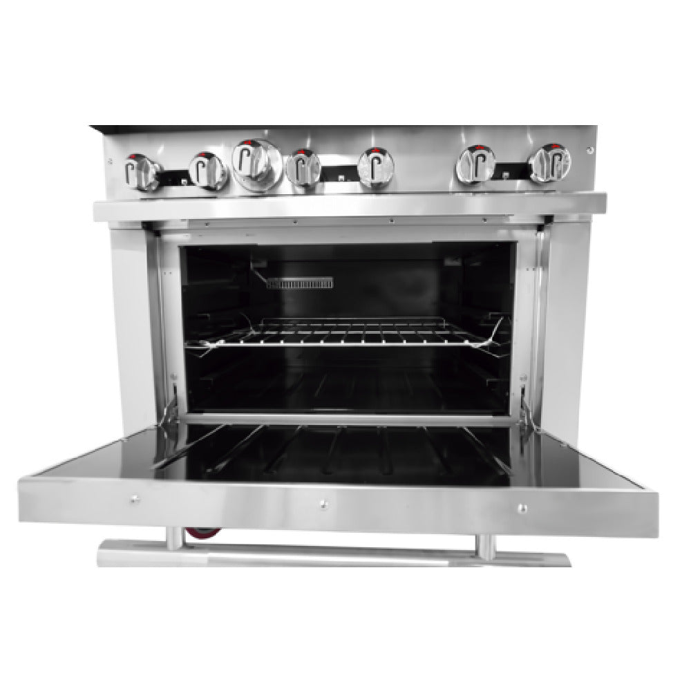 Connerton Cooking CN36-6_NAT Restaurant Range Gas 36"W X 33.9"D