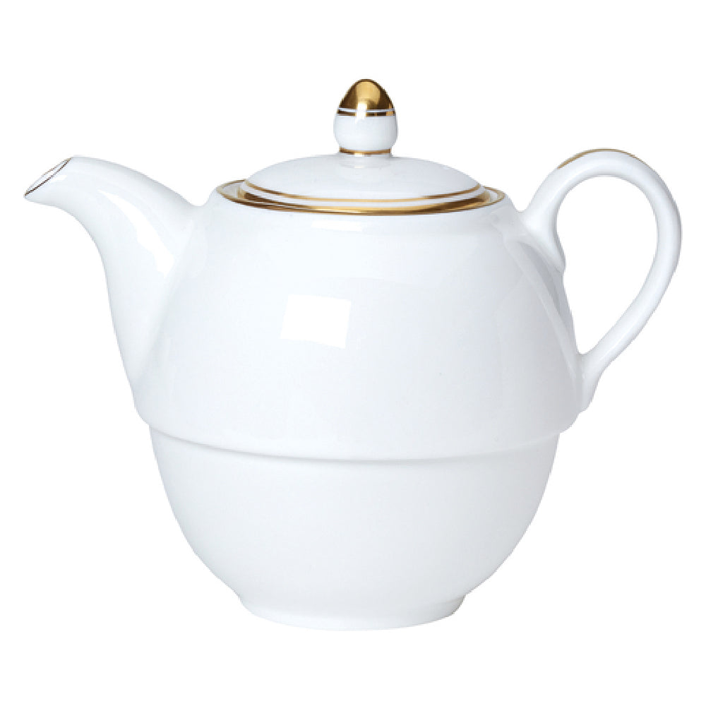 Steelite 82107AND0411B Tea For One Teapot Only 16 Oz. 5"H