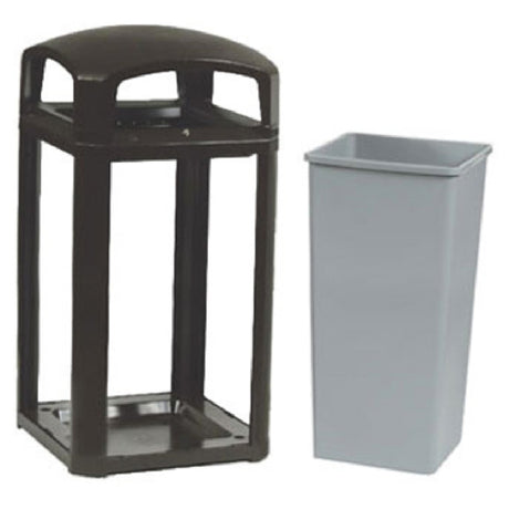 Rubbermaid FG397500BLA - Landmark Series® Classic Container, 50 Gallon, 26" Square X 46-1/2"H