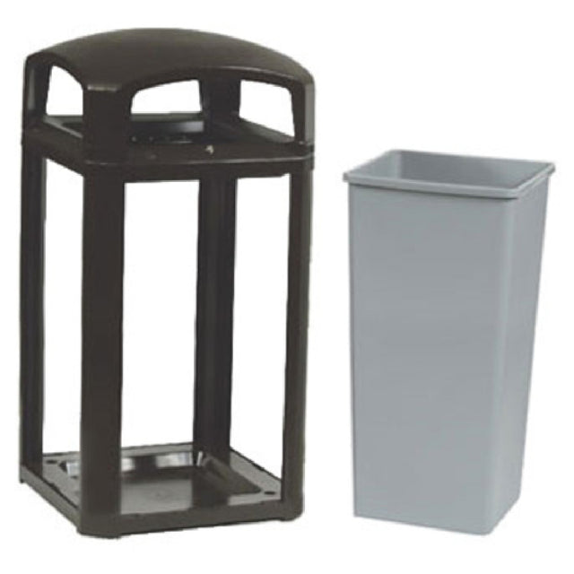 Rubbermaid FG397500BLA - Landmark Series® Classic Container, 50 Gallon, 26" Square X 46-1/2"H