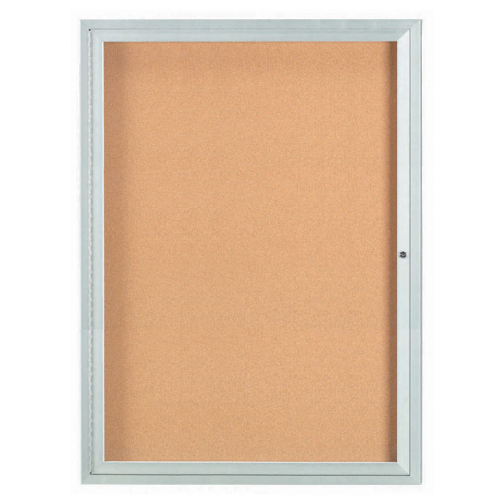 Aarco DCC4836R Aluminum Bulletin Board 36"W X 48"H Enclosed