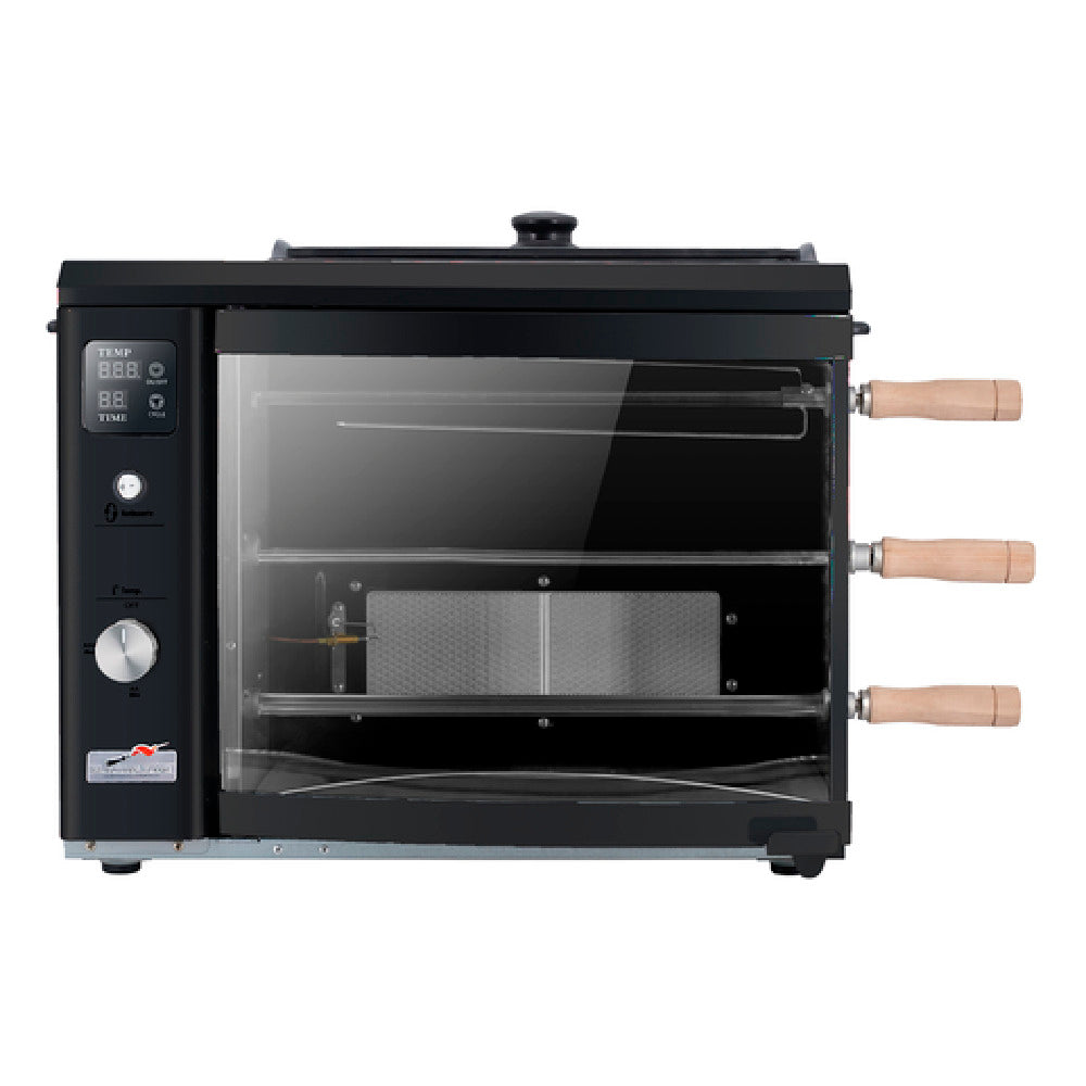Skyfood Equipment BG-03LXK BLACK Brazilian Flame Outdoor Rotisserie Portable LP Gas