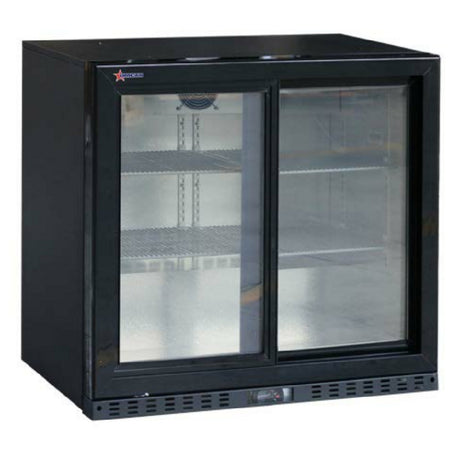 Omcan 47587 (BB-CN-230S) Refrigerated Back Bar Beverage Cooler Reach-in Two-section