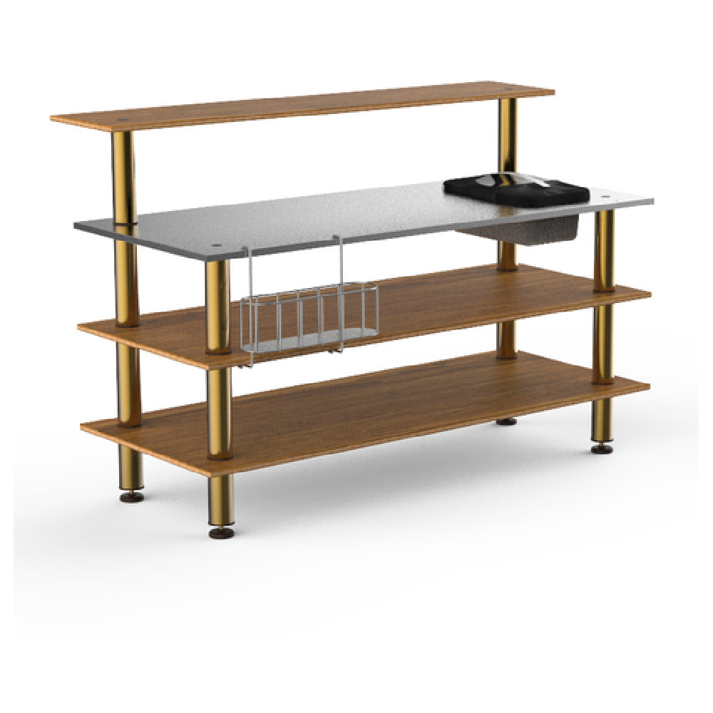 Steelite MGCMLC05BBXF Mogogo Buffet Solutions Modular ProBar Station 4-tier 71" X 40" X 47-1/2"H