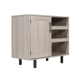 Flash Furniture NAN-F-HY-B23113-GRY-GG Elmont Classic Bar And Sideboard Cabinet