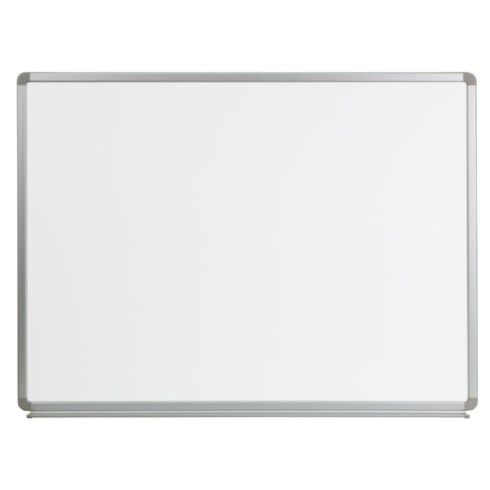 Flash Furniture YU-90X120-WHITE-GG Magnetic Marker/Dry Erase Board 48"W X 36"D