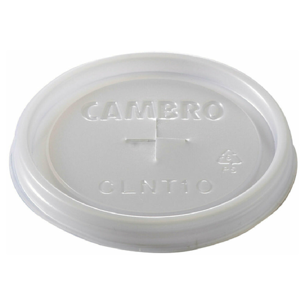 Cambro CLNT10190 Disposable CamLid® Fits Newport Tumbler #NT10 Lido™ Tumbler #LDT10 & Camwear Tumbler #9550CW