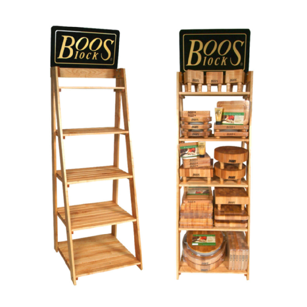 John Boos DRACKB4 Cutting Board Display Rack 27"W X 27"D X 48"H (3) Shelves