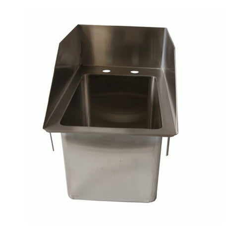 NBR Equipment DI-1-101410LR Drop-In Sink One-compartment 12-1/2"W X 18-1/2"D X 15"H Overall Size