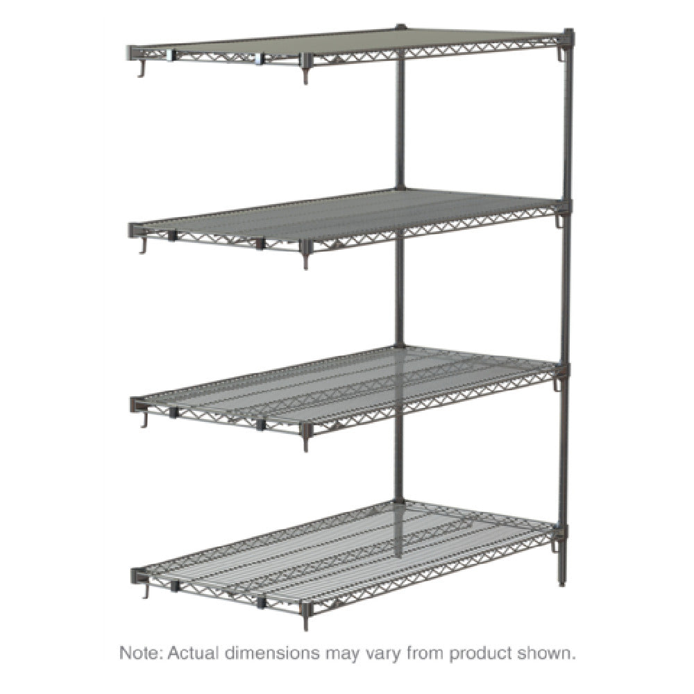 Metro AA346C Super Adjustable Super Erecta® Add-On Shelving Unit 42"W X 18"D X 63 H (4) Wire Shelves