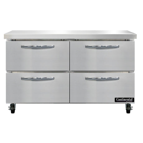 Continental Refrigerator SW48N-D Work Top Refrigerator 48"W 13.4 Cu Ft Capacity