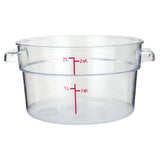 Winco PCRC-2 Food Storage Container 2 Qt. 7-5/16" X 8-5/8" X 4-1/4"H