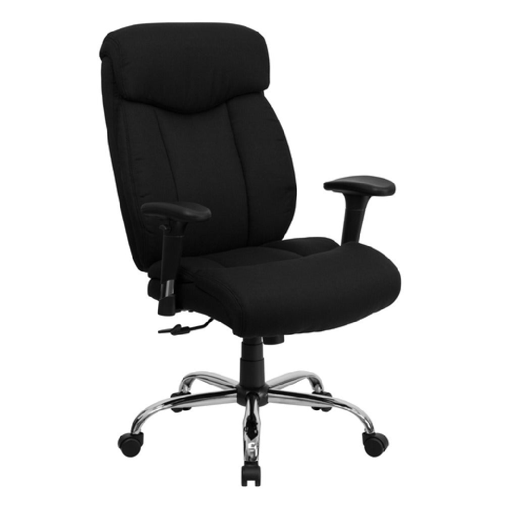 Flash Furniture GO-1235-BK-FAB-A-GG Hercules Series Big & Tall Executive Swivel Office Chair