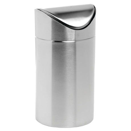 Hubert 77679 - Mini Trash Can, Countertop, 4-5/8" Dia. X 9-1/8"H