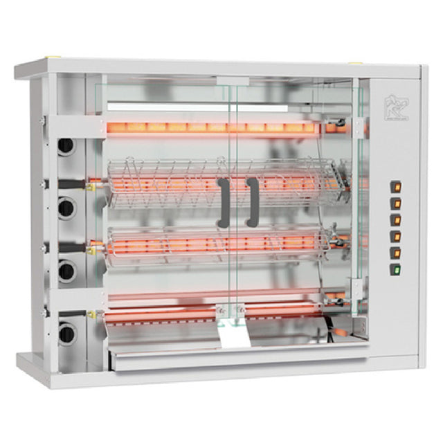 Rotisol FF1175-4G-SS_LP FauxFlame™ Rotisserie Oven Gas Countertop Model