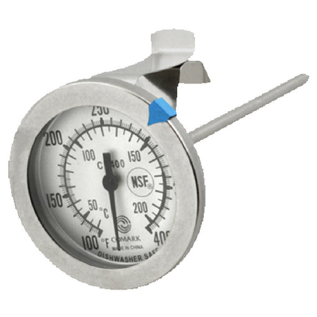 Franklin Machine Products 138-1067 Candy/Fryer Thermometer 2-1/4" Dial 5-1/2" Stem