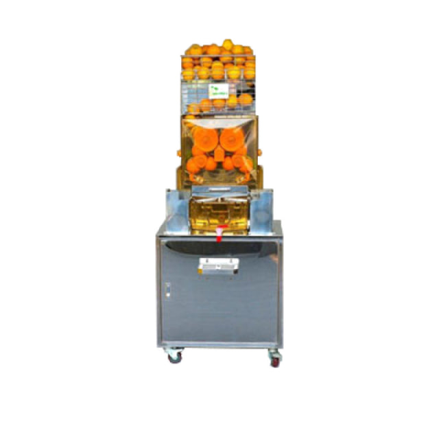 Juicernet JM20 AUTOMATIC FEED (ON CART) - JuiceMatic Autofeed Citrus Juicer, On Stainless Steel Cart With Wheels