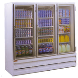 Howard-McCray GR75BM-B Refrigerator Merchandiser Three-section 75 Cu. Ft. Capacity