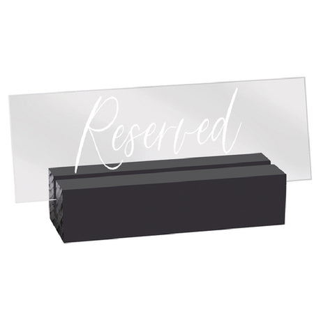 Cal Mil 22335-13 Sign "Reserved" 5-3/4" X 1-1/2" X 2-1/2"