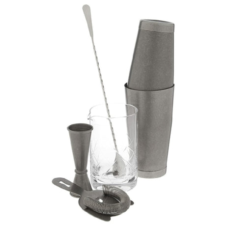 Mercer Culinary M37131VN Barfly® 5-piece Cocktail Mixing Set Includes (1) Shaker Set (18 & 28 Oz Shakers)