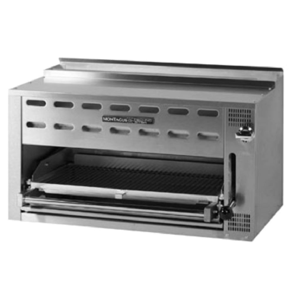 Montague Company SB36-HB Legend™ Salamander Broiler 36" Heavy-Duty Range Mount Ceramic Tile Infrared Rapid Start Full-flow Burners