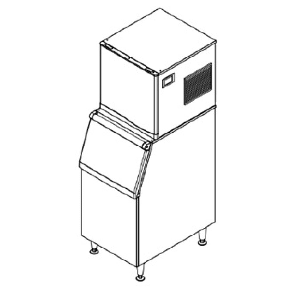 Empura Ice Machines E-MCFB500 Ice Machine Modular Cube-style