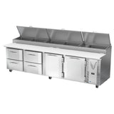 Victory VPPD119HC-4 - Pizza Prep Table, Powered By V-Core™, Four-section