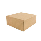PacknWood 209BP146BR2 - Pastry Box, 5.51"L X 5.51"W X 2.36"H, Brown