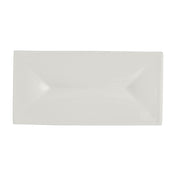 Steelite 51109ST3240 Tray 9.375" X 4.625" X 0.75" White Album