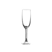 Steelite P44819 Flute Glass 5 1/4 Oz. (H 7-3/4" M 2-3/8" T 1-7/8" B 2-1/4") Soda Lime
