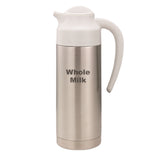 Service Ideas S2SN100WHOLEETWHT Service Ideas SteelVac® Creamer Vacuum Insulated
