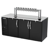 Beverage Air DD78HC-1-B-12T - Draft Beer Cooler, 79"W, 28-3/16"D